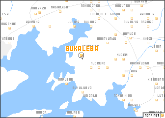 map of Bukaleba