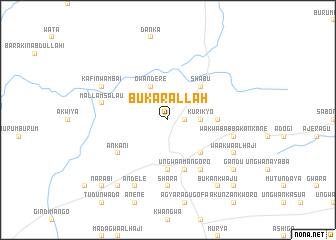 map of Bukar Allah