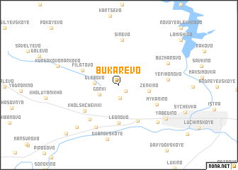 map of Bukarevo