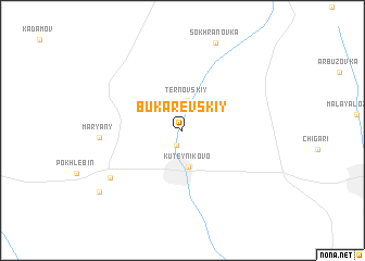 map of Bukarevskiy