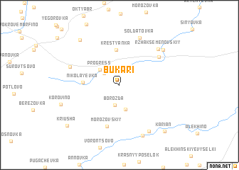 map of Bukari