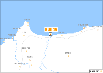 map of Bukas