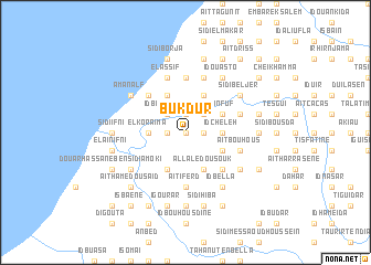 map of Bukdur