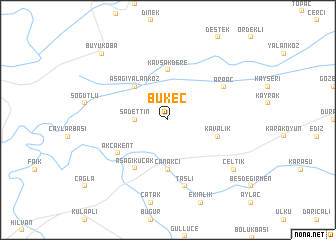 map of Bükeç