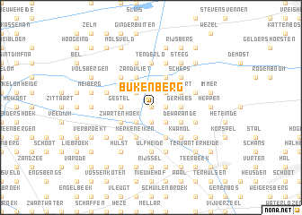 map of Bukenberg