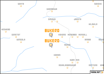 map of Bukero
