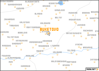 map of Buketovo