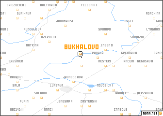 map of Bukhalovo