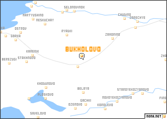 map of Bukholovo