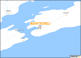 map of Bukhta Zagli