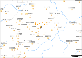 map of Bukinja