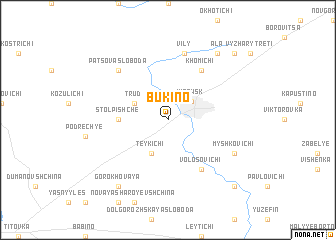map of Bukino