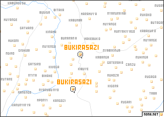 map of Bukirasazi