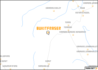 map of Bukit Fraser