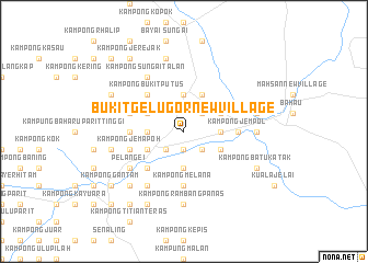 map of Bukit Gelugor New Village