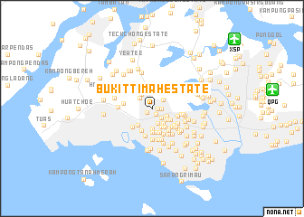 map of Bukit Timah Estate