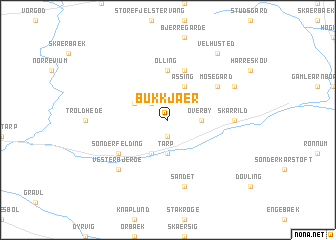 map of Bukkjær