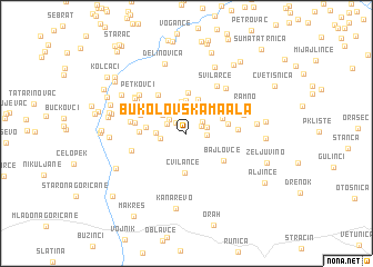 map of Bukolovska Maala