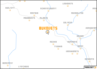 map of Bukovets