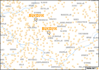 map of Bukovik