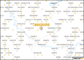map of Bukovina