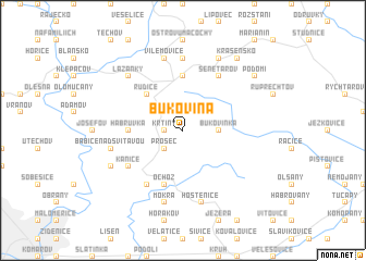 map of Bukovina