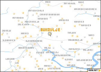 map of Bukovlje