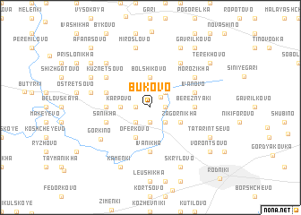 map of Bukovo