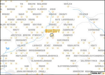 map of Bukový