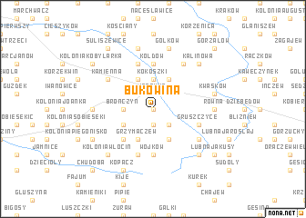 map of Bukowina