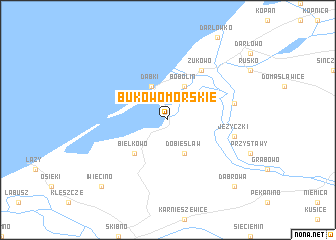 map of Bukowo Morskie