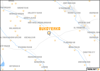 map of Bukoyëmka