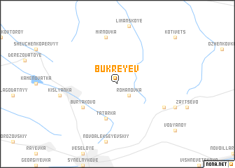 map of Bukreyev