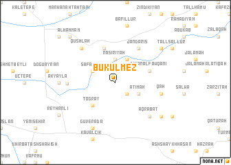 map of Bükülmez