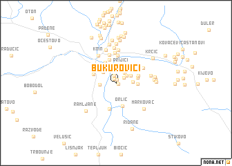 map of Bukurovići
