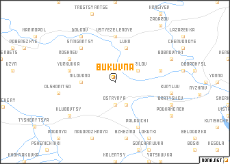 map of Bukuvna