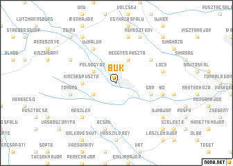 map of Bük