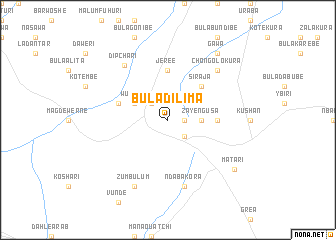 map of Bula Dilima