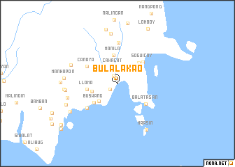 map of Bulalakao