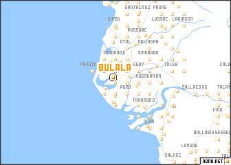 map of Bulala