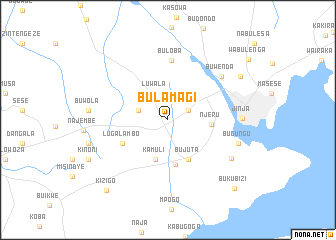 map of Bulamagi