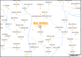 map of Bulamagi