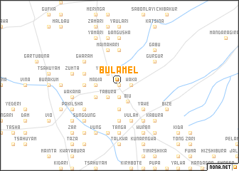 map of Bula Mel