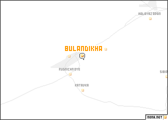 map of Bulandikha