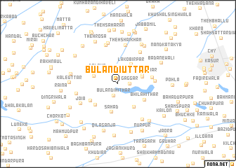 map of Bulandi Uttār