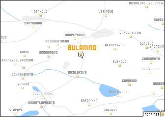 map of Bulanino