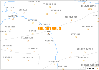 map of Bulantsevo