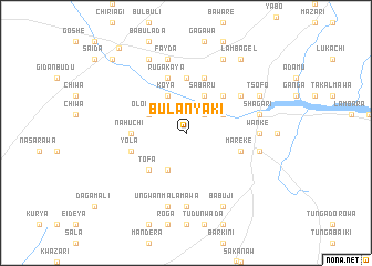 map of Bulanyaki