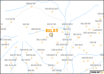 map of Bulan