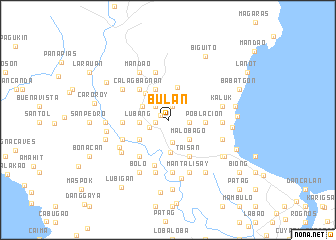 map of Bulan